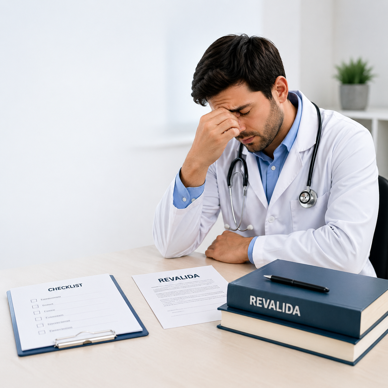 Médico preocupado com erros na preparação para o Revalida