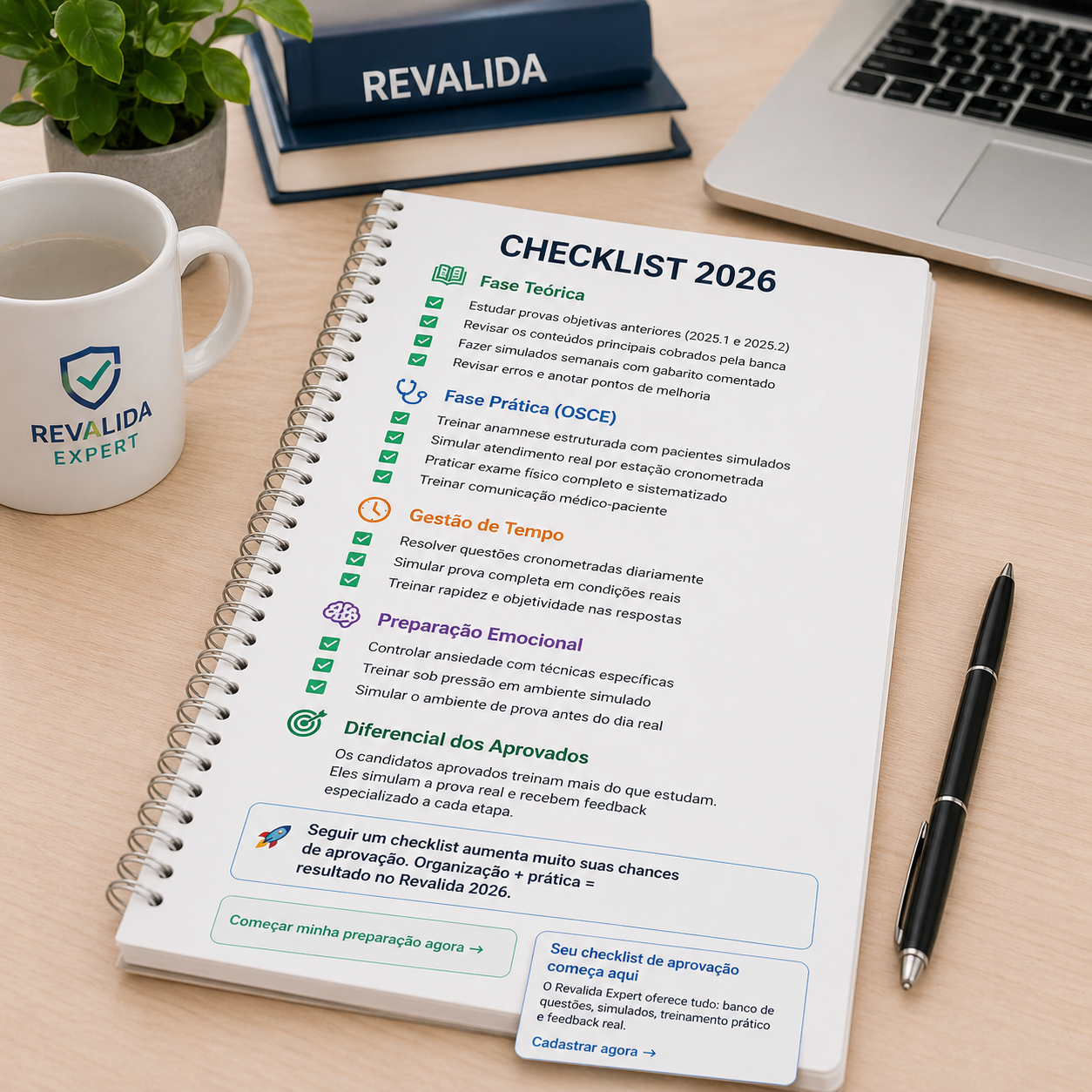 Simulação de OSCE na preparação para o Revalida